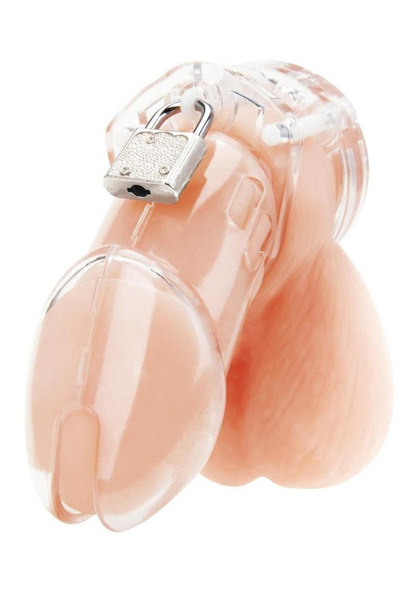 Acrylic See-Thru Chastity Cage - Clear