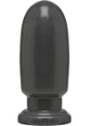 American Bombshell Shell Shock Anal Plug - Grey/Gun Metal - Large
