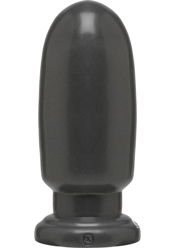 American Bombshell Shell Shock Anal Plug - Grey/Gun Metal - Large