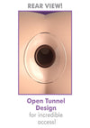 Anal Fantasy Elite Beginner's Anal Gaper Glass Open Tunnel - PATS Inc.
