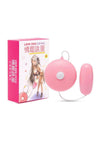 Anime Purring Pleasure Rechargeable Vibrating Love Egg - Pink/White