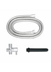 Aquaclean Shower Douche System with Diverter - Black