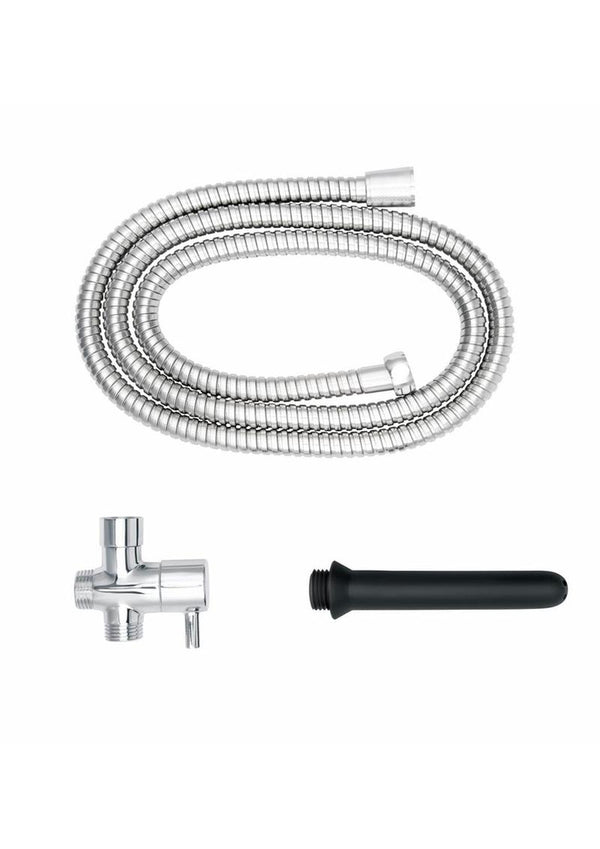 Aquaclean Shower Douche System with Diverter - Black