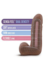 Au Naturel Carlito Dildo - Caramel - 5.5in