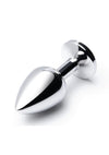 B-Vibe Stainless Steel Jewel Butt Plug