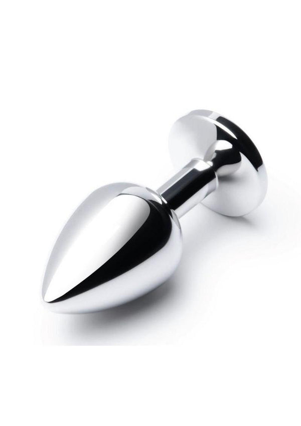 B-Vibe Stainless Steel Jewel Butt Plug