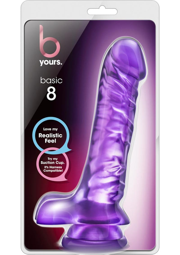 B Yours Basic 8 Dildo with Balls - PATS Inc.
