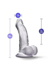 B Yours Diamond Sparkle Dildo - Clear - 6.5in