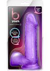 B Yours Sweet N' Hard 2 Dildo with Balls - PATS Inc.