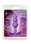 B Yours Triple Bead Butt Plug - PATS Inc.