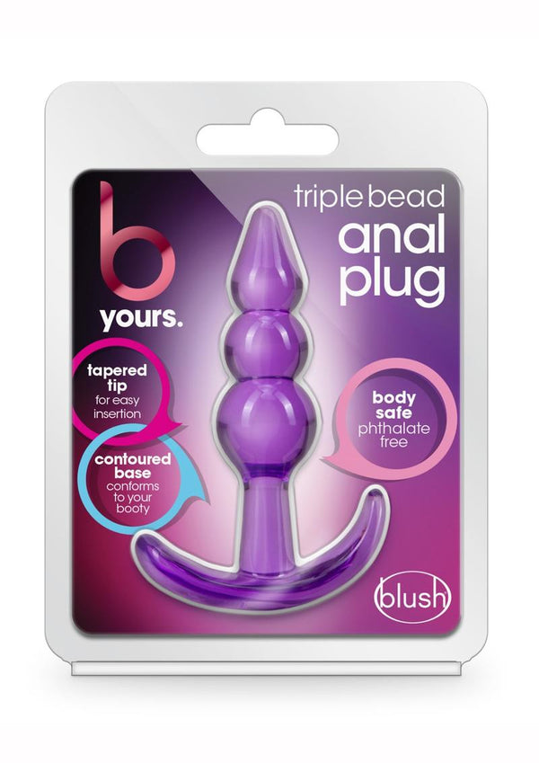 B Yours Triple Bead Butt Plug - PATS Inc.