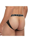 Banana Cabana Lace Nights Open Back Brief - Black - Large/Medium
