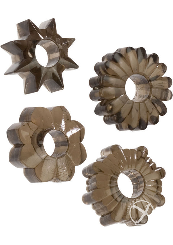 Basic Essentials Super Stretchy Enhancer Cock Rings - PATS Inc.