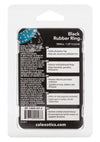 Black Rubber Cock Ring - PATS Inc.