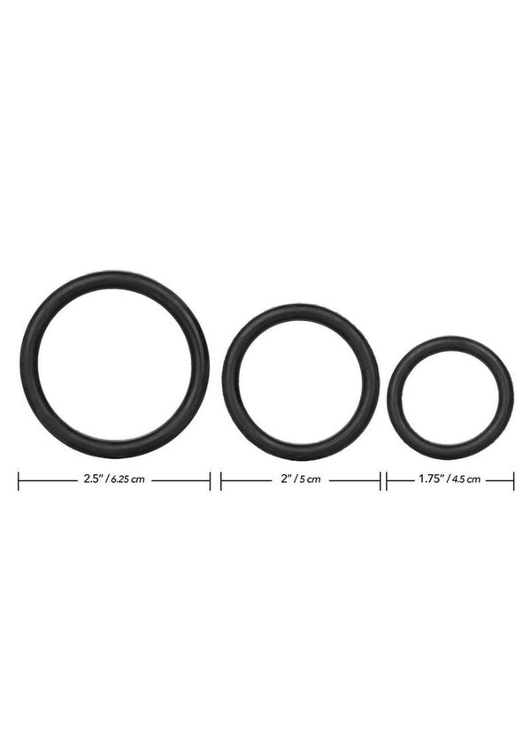 Black Rubber Cock Rings - PATS Inc.