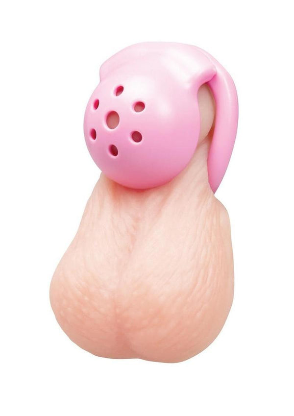 Blueline Pussyboy Mini Chastity Cage - Pink