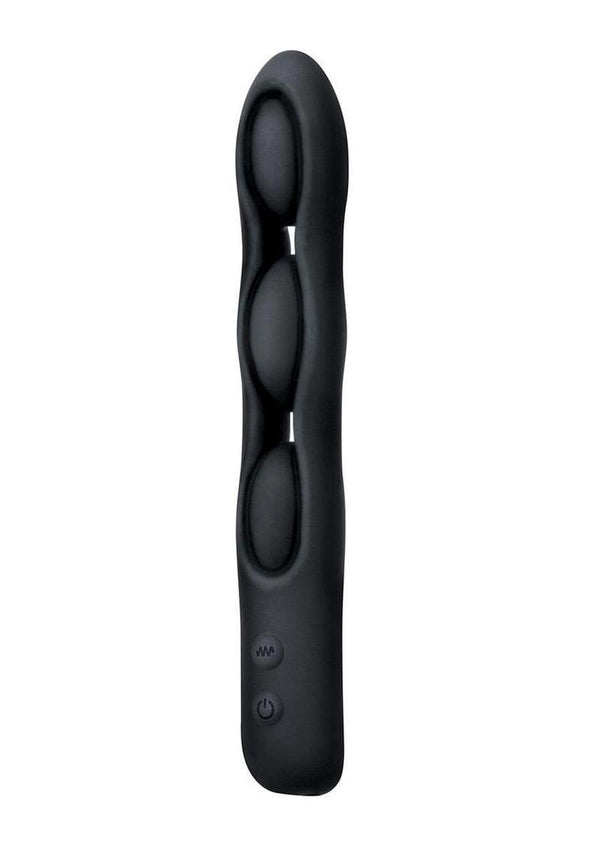 Bodywand Triple Play Tri-Vibe Rechargeable Bullet - Black