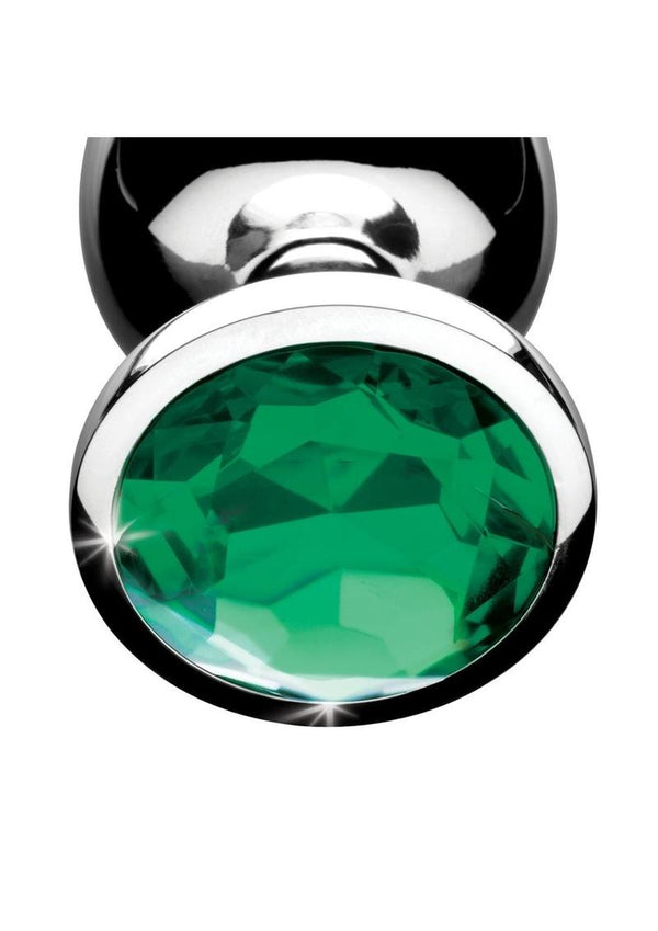 Booty Sparks Emerald Gem Anal Plug - Green - Set