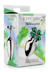 Booty Sparks Lucky Clover Gem Medium Anal Plug - PATS Inc.