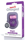 Charged Bigo Rechargeable Waterproof Vibrating Cock Ring - PATS Inc.