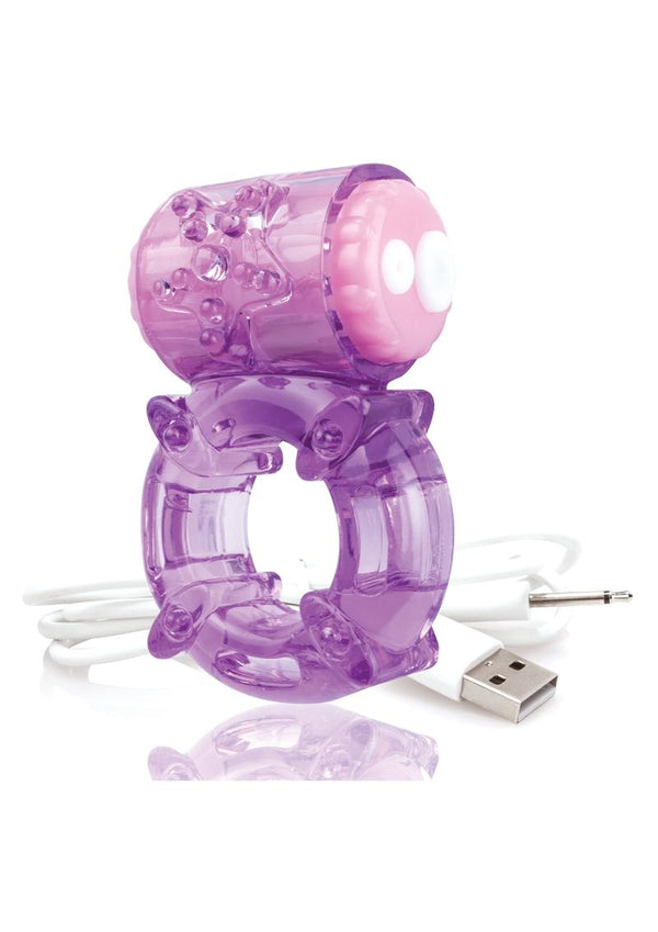 Charged Bigo Rechargeable Waterproof Vibrating Cock Ring - PATS Inc.