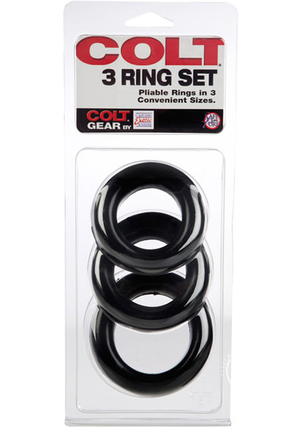Colt 3 Ring Set Cock Rings - PATS Inc.