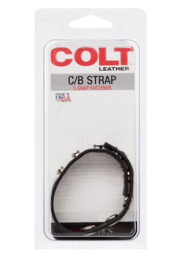Colt Leather C/B Strap Adjustable 5 Snap Cock Ring - PATS Inc.