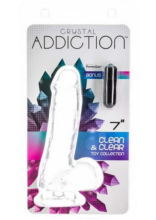 Crystal Addiction Dildo with Balls - PATS Inc.