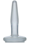 Crystal Jellies Butt Plug - Clear - Small