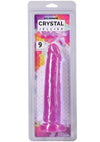 Crystal Jellies Realistic Cock - Purple - 9in