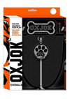 Dog Pack Pup Taggers 6-Tag Dog Jock - Black/Silver - Medium