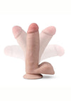 Dr. Skin Plus Posable Dildo with Balls and Suction Cup - PATS Inc.