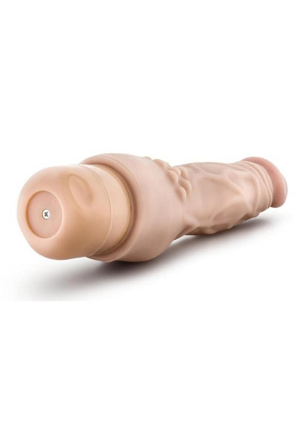 Dr. Skin Cock Vibe 4 Vibrating Dildo - Vanilla - 8in