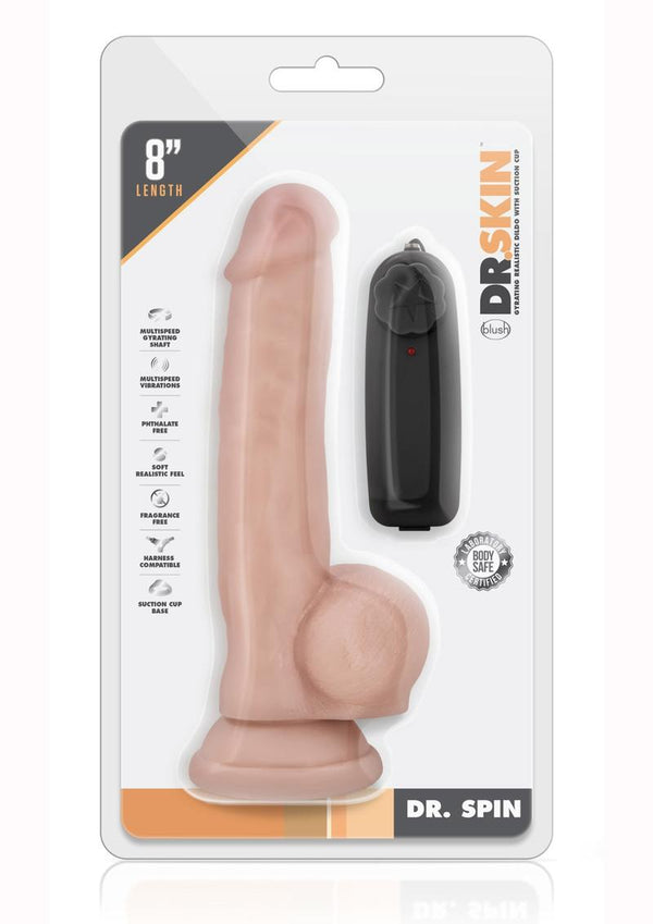 Dr. Skin Dr. Spin Gyrating Dildo with Suction Cup - PATS Inc.