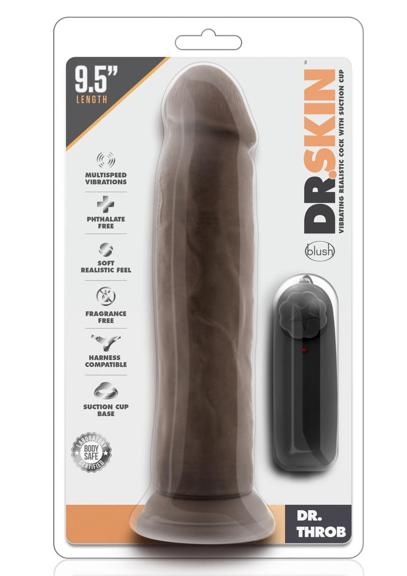 Dr. Skin Dr. Throb Vibrating Dildo with Remote Control Emerald Fantaseas Dr. Skin Dr. Throb Vibrating Dildo with Remote Control Emerald Fantaseas