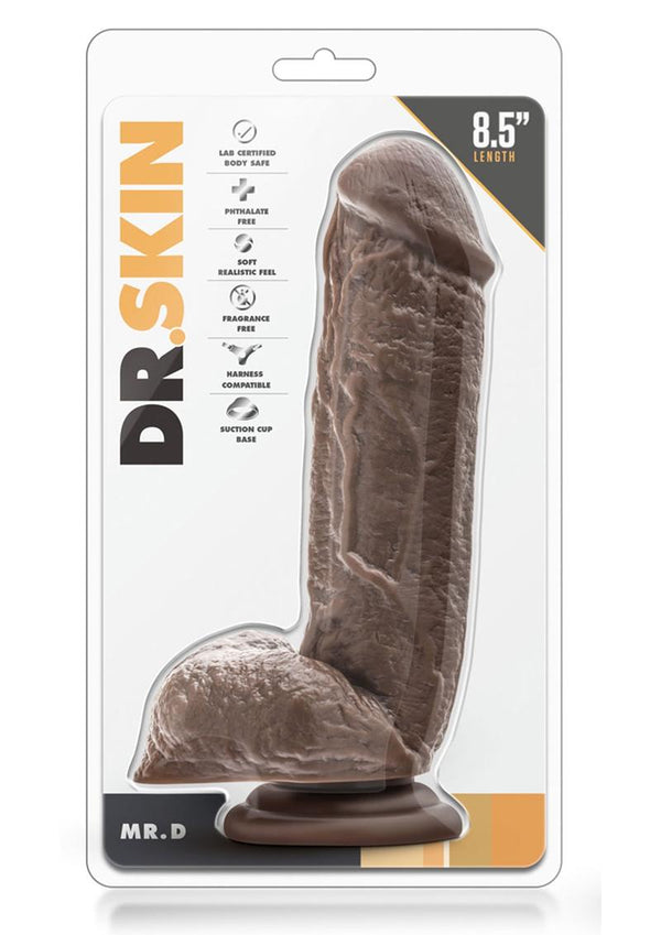 Dr. Skin Mr. D Dildo with Balls and Suction Cup - PATS Inc.