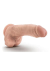 Dr. Skin Mr. Mayor Dildo with Balls and Suction Cup - Vanilla - 9in