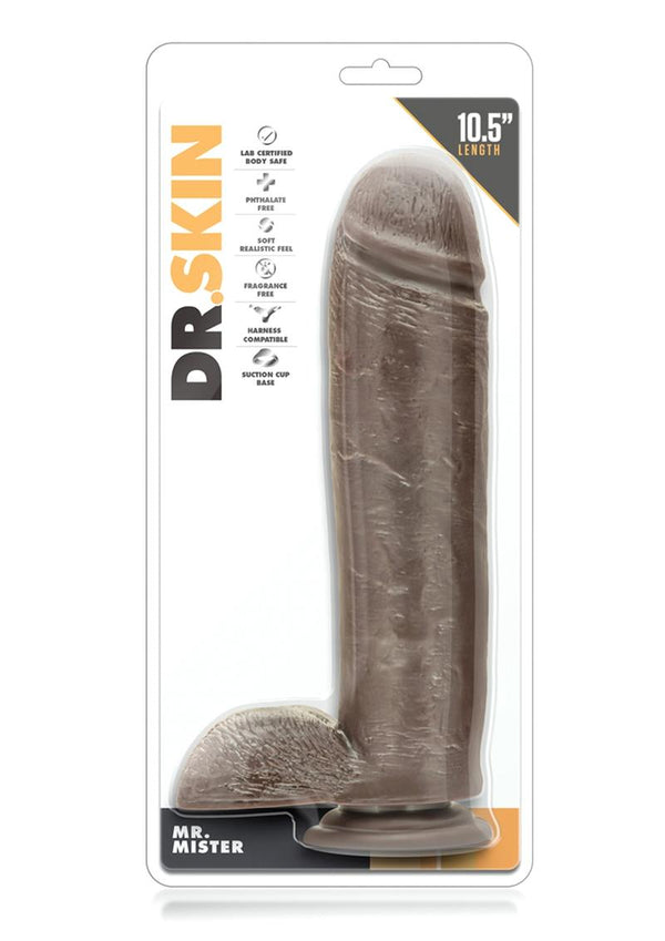 Dr. Skin Mr. Mister Dildo with Balls and Suction - PATS Inc.