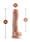 Dr. Skin Mr. Savage Dildo with Balls and Suction Cup - PATS Inc.