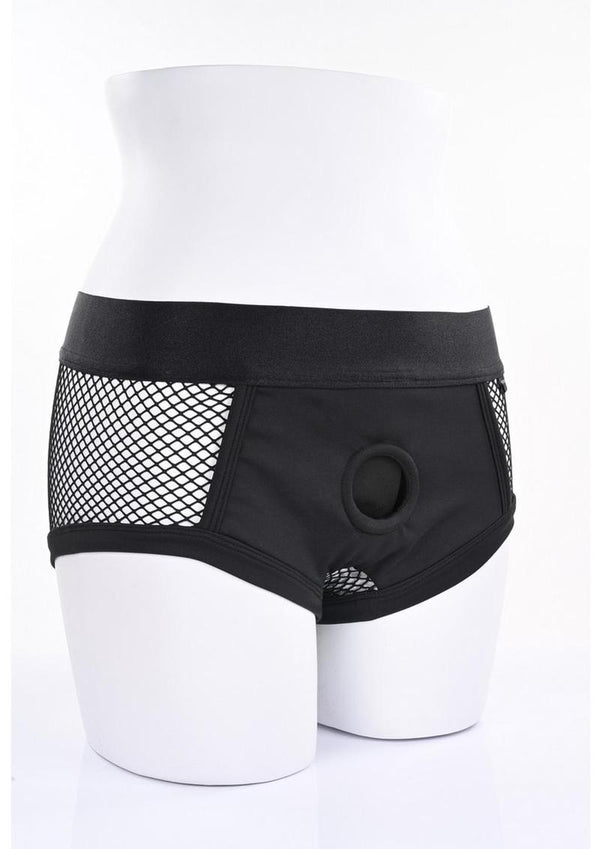 Em.Ex. Fit Harness Fishnet - Black - Small
