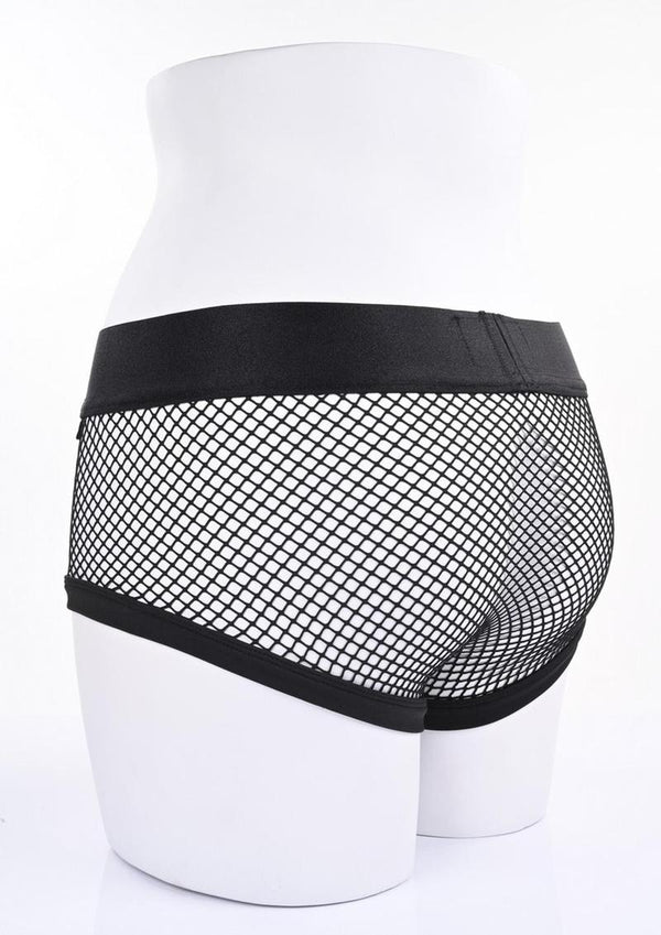 Em.Ex. Fit Harness Fishnet - Black - XLarge