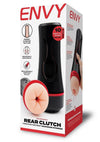 Envy Toys Squeezable Rear Clutch Vibrating Discreet Backdoor Stroker - Black