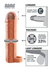 Fantasy X-Tensions Perfect 1in Extension Sleeve with Ball Strap