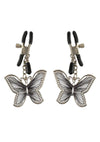 Fetish Fantasy Series Butterfly Nipple Clamps - Silver