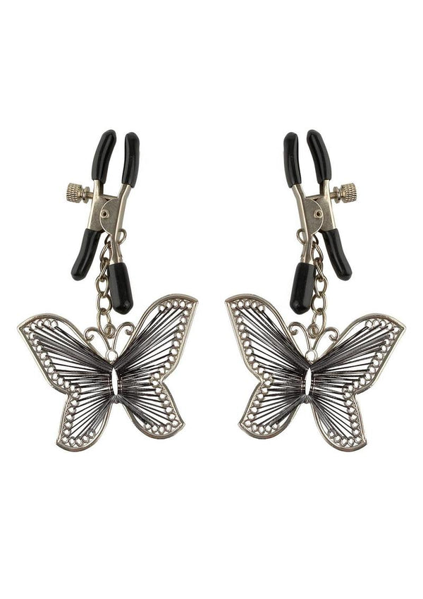 Fetish Fantasy Series Butterfly Nipple Clamps - Silver