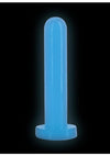 Firefly Thrill Glow In The Dark Dildo - Blue/Glow In The Dark - Small