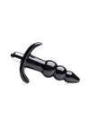 Frisky Bubbling Noir Ribbed Anal Plug - PATS Inc.