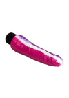 Funky Jelly Curved Vibrator - Pink - 7.5in