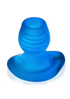 Glowhole 2 Hollow Buttplug with Led Insert - Large - Blue Morph
