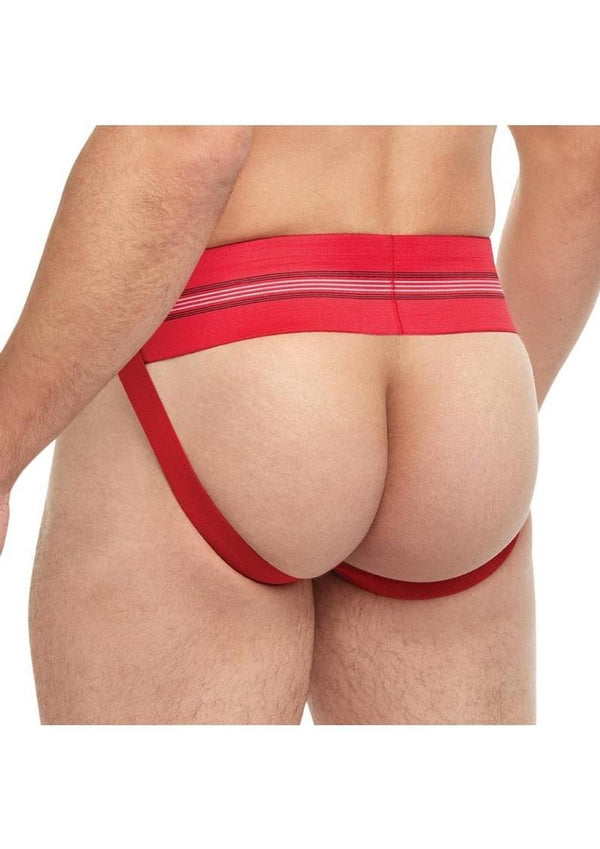 Goal Line Class Jockstrap - Red - Medium/Small